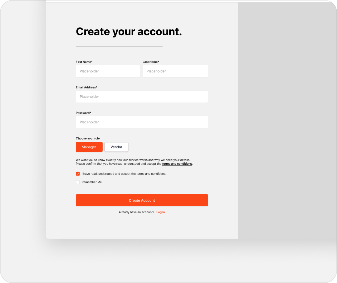 Onboarding and Profile Creation